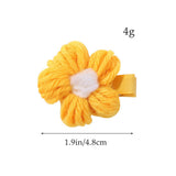 2024 New Knitted Flower Hairpin For Children_Cwaha2350