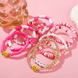 LOVE LOVE LOVE FRIENDSHIP GIFT HANDMADE BRACELET_CWMM3510