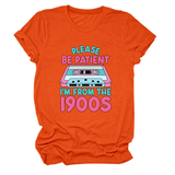 Women Teeplease Be Patient Letter Print_Cwtts1501