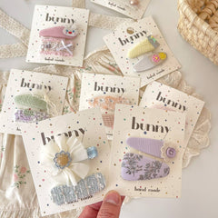Fabric Flower Hair Clip Elegant Side Bang Pin_Cwaha08325