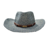 SUMMER TRAVEL SUN PROTECTION STRAW HAT_CWAH3446