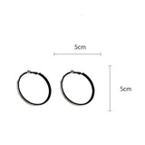 RETRO SIMPLE ROUND TEMPERAMENT EARRINGS_CWAJE2467