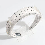 FASHIONABLE AND SIMPLE PEARL BOW DOT HEADBAND_CWAHA2248