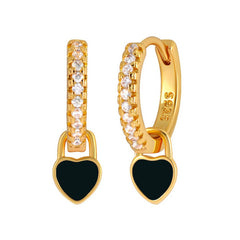 NEW SIMPLE MULTI COLOR LOVE GEOMETRIC EARRINGS_CWAJE1764