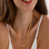 FASHIONABLE AND VERSATILE 18K GOLD PLATED NECKLACE_CWMM3687