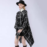 NEW FASHION SHAWL PLAID DUAL PURPOSE SIMPLE SHAWL_CWMM2086