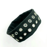 ELASTIC FABRIC WITH EYELETS PUNK HEADWRAP_CWAHA6306