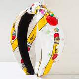 DIAMOND AND PEARL PRINTED FABRIC HEADBAND_CWAHA1777