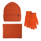 OUTDOOR KNITTED SCARF AND GLOVES THREE PIECE SET_CWMM2796