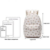 CORDUROY FLORAL BACKPACKS FOR SCHOOL GIRLS LARGE_CWAB5386