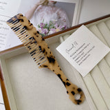RETRO TORTOISESHELL COLOR HANDLE WAVY COMB_CWMM1082