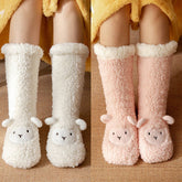 Women Lamb Pattern Plush Indoor Slippers_Cwms0713