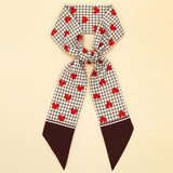 CHIC FLORAL LETTER TWILLY SCARF GIFT WRAP_CWASC0098