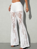 Lace Flare Pants_CWBLP01693