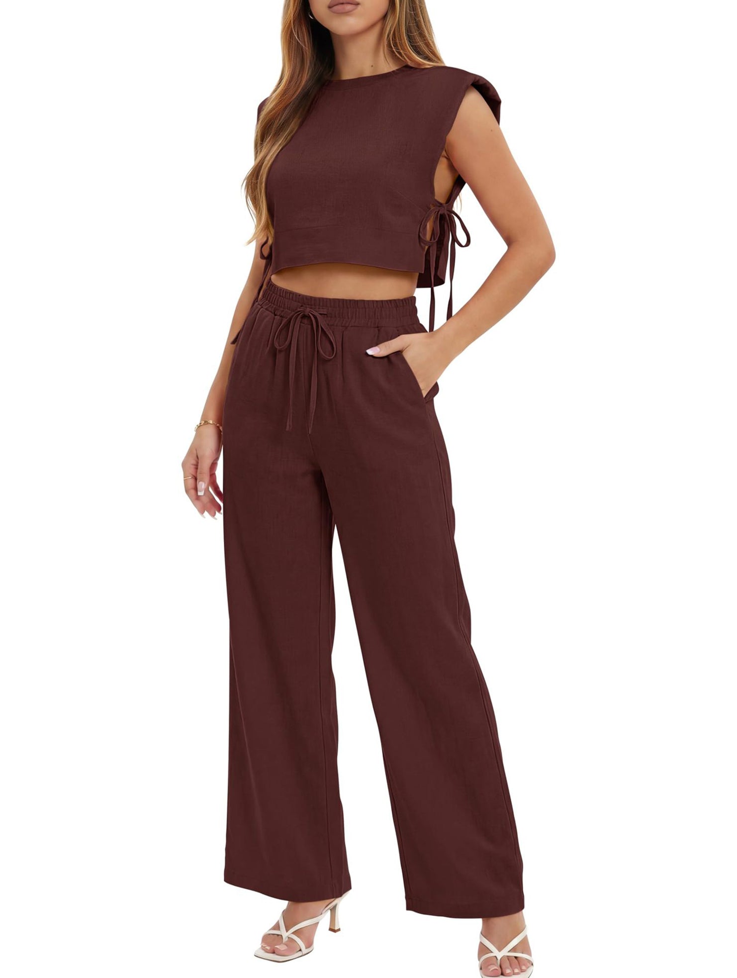 Tank Wide Leg Pants Set_CWBLP01692