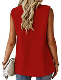 Sleeveless Blazer Vest_CWOBL00294