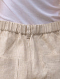 Linen Loose Fit Shorts_CWBSP00729