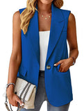 Sleeveless Blazer Vest_CWOBL00294