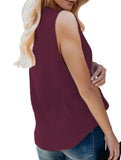 V Neck Basic Tank Top_CWTTK00603