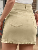 High Waist Bodycon Mini Skirt_CWBSS00298