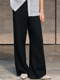 Linen High Waist Straight Pants_CWBLP01687