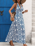 Halter Print Backless Maxi Dress_CWDMD02826