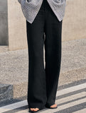 Linen High Waist Straight Pants_CWBLP01687