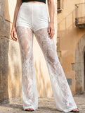 Lace Flare Pants_CWBLP01693