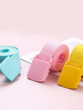 SOLID COLOR WOVEN CANVAS BELT WITH PLASTIC BUCKLE_CWABE0675