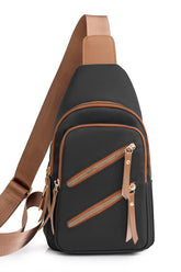 TRENDY CANVAS MESSENGER BAG