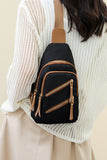 TRENDY CANVAS MESSENGER BAG