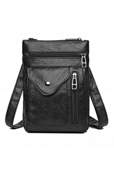 RETRO SOFT LEATHER MESSENGER BAG