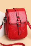 RETRO DOUBLE LAYER TRENDY MESSENGER BAG