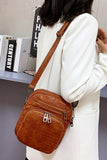 RETRO SMALL SQUARE WASHED SHOULDER BAG