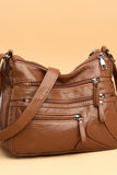 WASHED LEATHER CROSS BORDER SHOULDER BAG