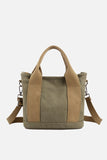 HANDLE LINE CANVAS CROSS BODY BAG