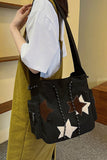 STAR STRING SIDE POCKET MESSENGER BAG
