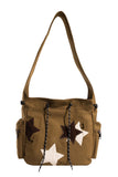 STAR STRING SIDE POCKET MESSENGER BAG