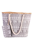 MULTI PATTERNED FASHION BEACH BAGS