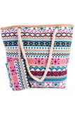 MULTI PATTERNED FASHION BEACH BAGS