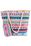 MULTI PATTERNED FASHION BEACH BAGS
