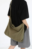 Crossbody Canvas Big Shoulder Bag