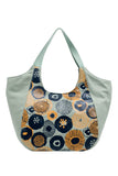MODERN PATTERNED CASUAL CANVAS SHOULDER BAG