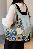 MODERN PATTERNED CASUAL CANVAS SHOULDER BAG