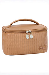 SOLID COLOR SQUARE MAKEUP BAG