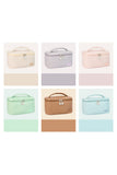 SOLID COLOR SQUARE MAKEUP BAG