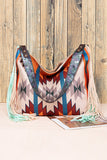 WOMEN CANVAS ETHNIC TRAVEL TASSEL BAGS