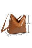 WOMEN RETRO PU HANDBAG BACKPACK