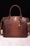 FASHION HANDBAG SHELL BAG CROCODILE DESIGN