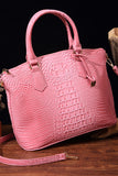 FASHION HANDBAG SHELL BAG CROCODILE DESIGN